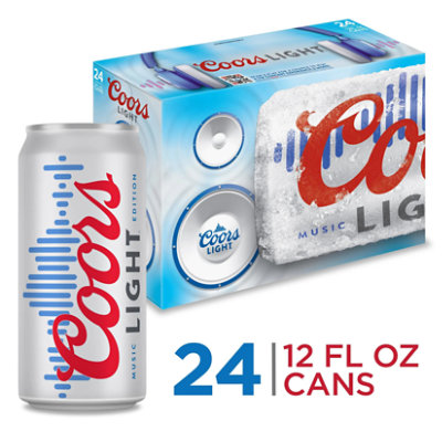 Coors Light American Style Light Lager Beer 4.2% ABV Cans - 24-12 Fl. Oz. - Image 2