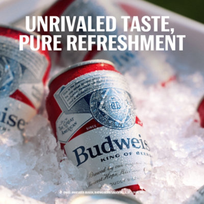 Budweiser Beer In Cans - 18-12 Fl. Oz. - Image 3