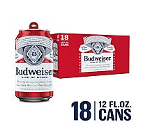 Budweiser Beer Cans - 18-12 Fl. Oz.