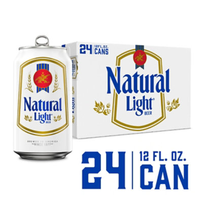 Natural Light Beer Cans - 24-12 Fl. Oz. - Image 1