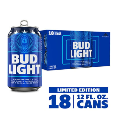 Bud Light Beer In Cans - 18-12 Fl. Oz. - Image 1