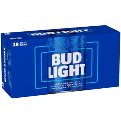 Bud Light American Lager Beer in Cans - 18 - 12 Fl. Oz. - Image 3