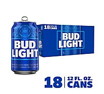 Bud Light Beer In Cans - 18-12 Fl. Oz.
