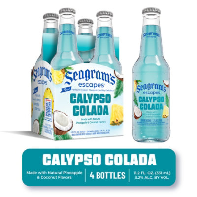 Seagram's Escapes Calypso Colada Bottles - 4-11.2 Oz - Image 2