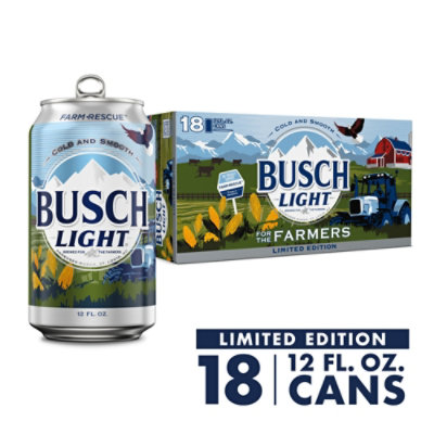 Busch Light Fishing Pack Largemouth Bass Beer Cans - 18-12 Fl. Oz