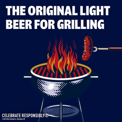 Miller Lite Beer American Style Light Lager 4.2% ABV Cans - 24-12 Fl. Oz. - Image 4