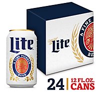Miller Lite Beer American Style Light Lager 4.2% ABV Cans - 24-12 Fl. Oz.
