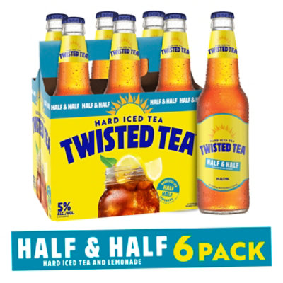 Twisted Tea Brewing Hard Iced Tea Half & Half Bottles - 6-12 Fl. Oz ...