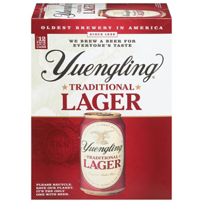 Yuengling Lager Beer Cans - 12-12 Fl. Oz. - Image 3