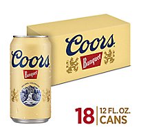 Coors Banquet Lager Beer 5% ABV Cans - 18-12 Oz
