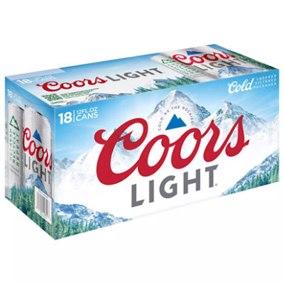 Coors Light Beer - 12 pack, 12 fl oz bottles