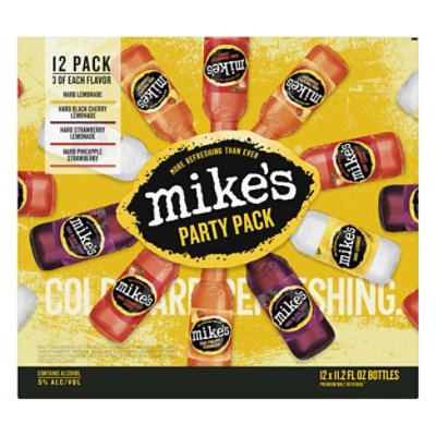 Mikes Hard Beverage Cool Hard Refreshing My Party Picks Variety Pack Bottle - 12-11.2 Fl. Oz. - Image 5