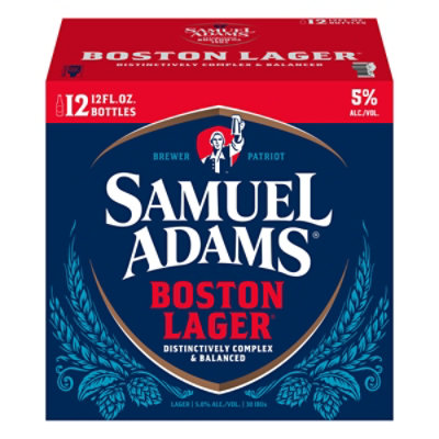 Samuel Adams Beer Boston Lager Bottles - 12-12 Fl. Oz. - Image 4