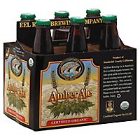 EEL River Organic Amber Ale Beer Bottles - 6-12 Fl. Oz. - Image 1
