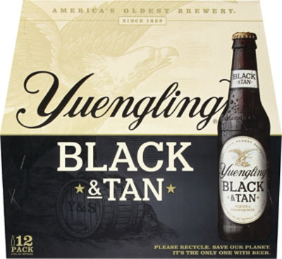 Yuengling Original Black & Tan Beer Bottles - 12-12 Fl. Oz. - Image 2