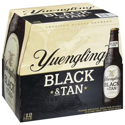 Yuengling Original Black & Tan Beer Bottles - 12-12 Fl. Oz. - Image 1