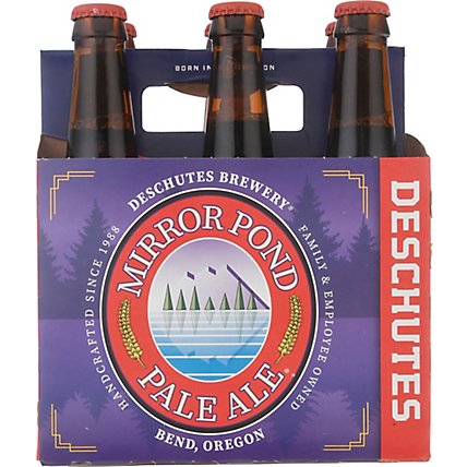 Deschutes Mirror Pond Pale Ale Beer Bottles - 6-12 Fl. Oz. - Image 4