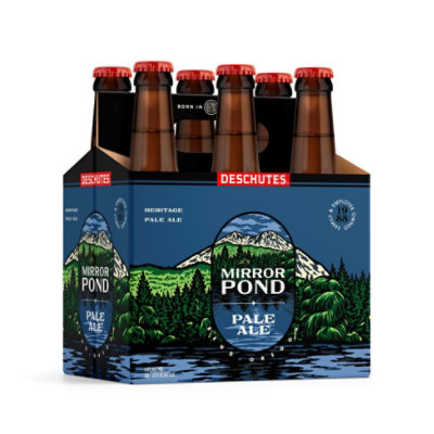 Deschutes Mirror Pond Pale Ale Beer Bottles - 6-12 Fl. Oz. - Image 3