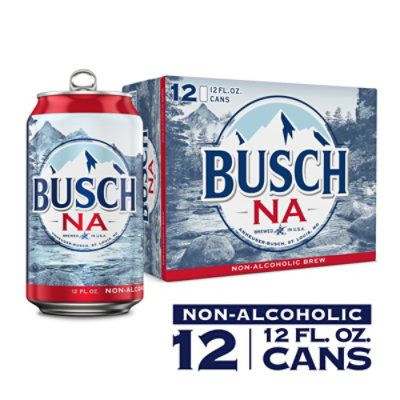 Busch Non Alcoholic Beer Cans - 12-12 Fl. Oz. - Image 1