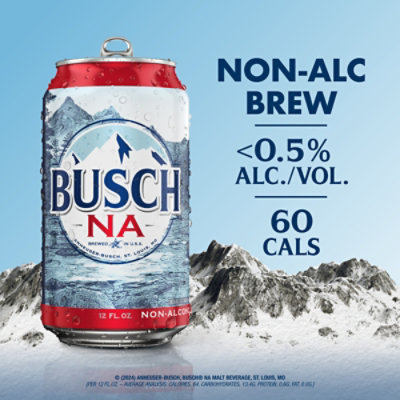 Busch Non Alcoholic Beer Cans - 12-12 Fl. Oz. - Image 5