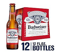 Budweiser Beer In Bottles - 12-12 Fl. Oz.