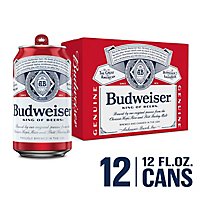 Budweiser Beer In Cans - 12-12 Fl. Oz. - Image 1