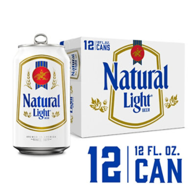 Natural Light Beer 4.2% ABV In Cans - 12-12 Fl. Oz. - Image 1