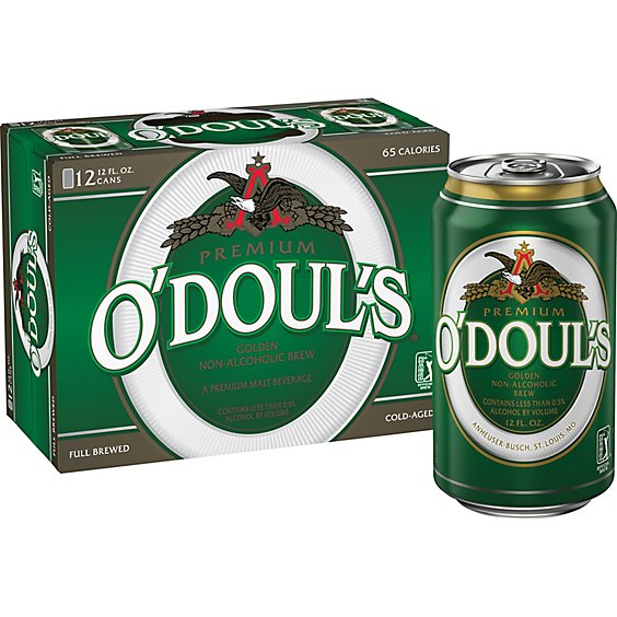 O'Doul's Premium Golden Non Alcoholic Brew Cans - 12-12 Fl O'Doul's Premium Golden Non Alcoholic Brew Cans - 12-12 Fl
