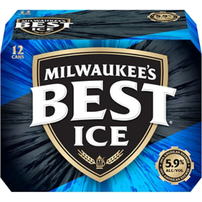 Milwaukees Best Ice Lager Beer Cans 5.9% ABV - 12-12 Fl. Oz. - Image 3