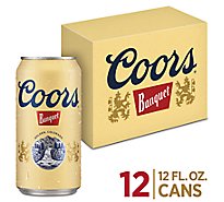 Coors Banquet Beer American Style Lager 5% ABV Cans - 12-12 Fl. Oz.