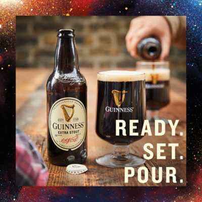 Guinness Extra Stout Beer 5.6% ABV Single Bottle - 22 Oz - Image 5