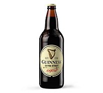 Guinness Extra Stout 5.6% ABV Beer Single Bottle - 22 Oz