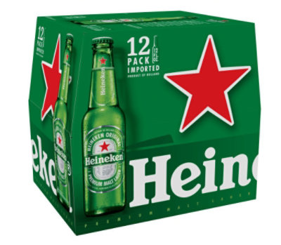 Heineken Original Lager Beer Bottles - 12-12 Fl. Oz.