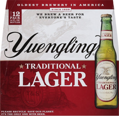 Yuengling Lager Beer Bottles - 12-12 Fl. Oz. - Image 4