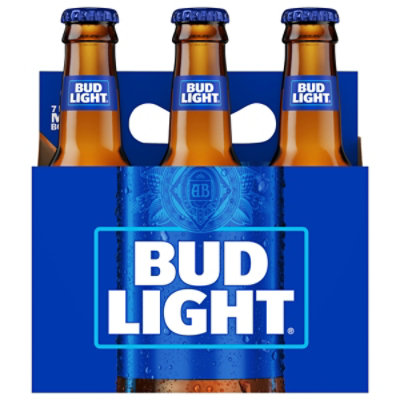 Bud Light American Lager Beer in  Mini Bottles - 6 - 7 Fl. Oz. - Image 3