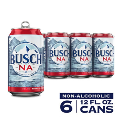 Busch Non Alcoholic Brew Cans - 6-12 Fl. Oz. - Image 1