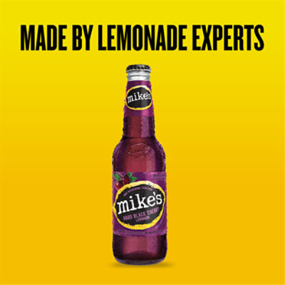 Mikes Hard Beverage Cool Hard Refreshing Lemonade Black Cherry Bottle - 6-11.2 Fl. Oz. - Image 4