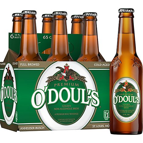 ODouls Malt Beverage Premium Non-Alcoholic Brew Extra Smooth Bottle - 6-12 Fl. Oz.