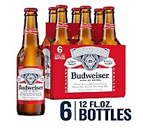 Budweiser Beer In Bottles - 6-12 Fl. Oz.