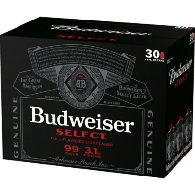 Budweiser Select 4.3% ABV Light Beer In Cans - 30-12 Fl. Oz. - Image 5