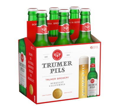 Trumer Pils Beer Bottles - 6-12 Fl. Oz. - Image 1