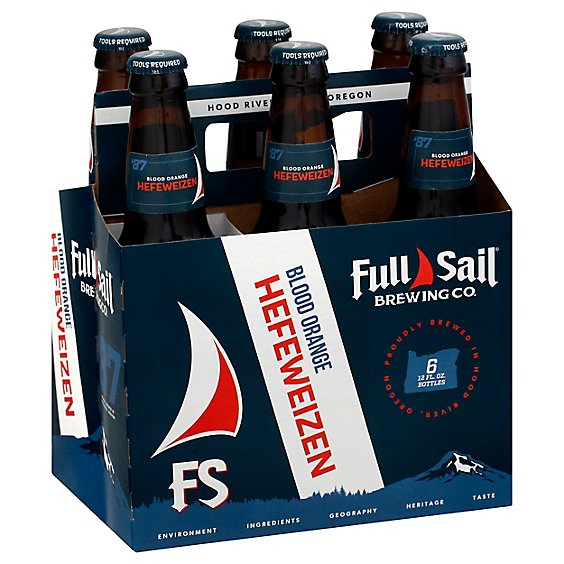 Full Sail Pale Ale Beer Bottles - 6-12 Fl. Oz.
