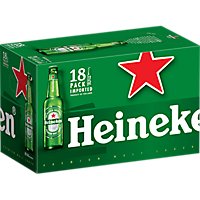 Heineken Original Lager Beer Bottles - 18-12 Fl. Oz. - Image 1