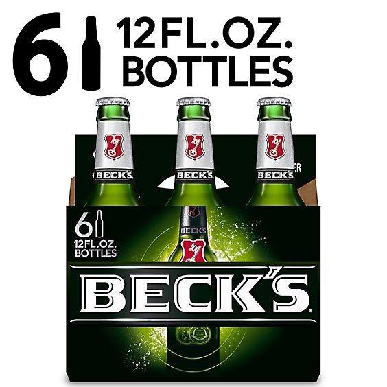 Beck's German Beer Bottles - 6-12 Fl. Oz.