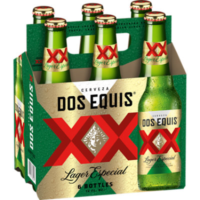 Dos Equis Mexican Lager Beer Bottles - 6-12 Fl. Oz. - Image 1