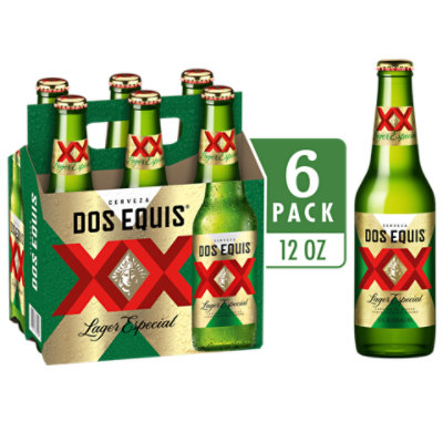 Dos Equis Mexican Lager Beer Bottles - 6-12 Fl. Oz. - Image 3