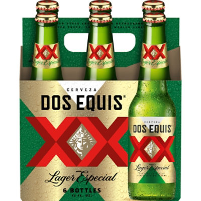 Dos Equis Mexican Lager Beer Bottles - 6-12 Fl. Oz.