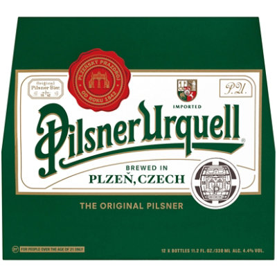 Pilsner Urquell Bohemian Pilsner Beer 4.4% ABV Bottles - 12-330 Ml - Image 3