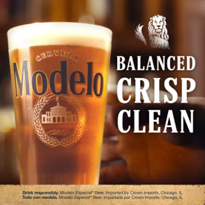 Modelo Especial Lager Mexican Beer 4.4% ABV Can - 6-12 Fl. Oz. - Image 5