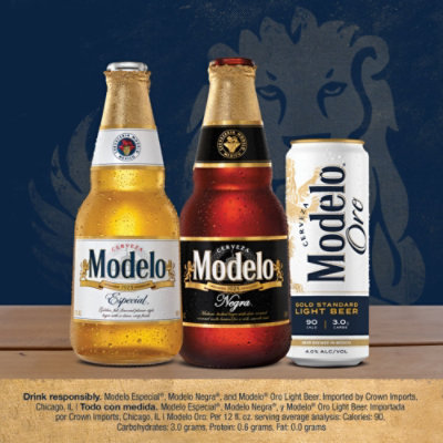 Modelo Especial Lager Mexican Beer 4.4% ABV Bottle - 6-12 Fl. Oz. - Image 4